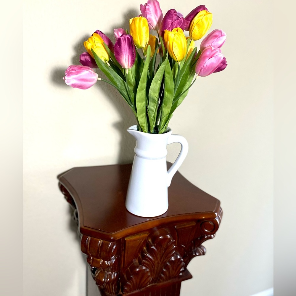 Multicolour Artificial Tulip Bouquet Wedding Party Bridal Baby Shower HomeDecor